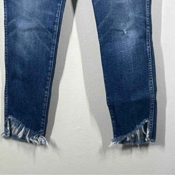 MADEWELL size 28 Blue Denim Jeans skinny jeans distressed - Picture 4 of 10